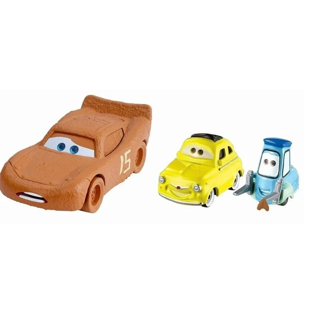 Disney Pixar Cars 3 Chester Whipplefilter Lightning McQueen Luigi‎ Guido 3-Pack